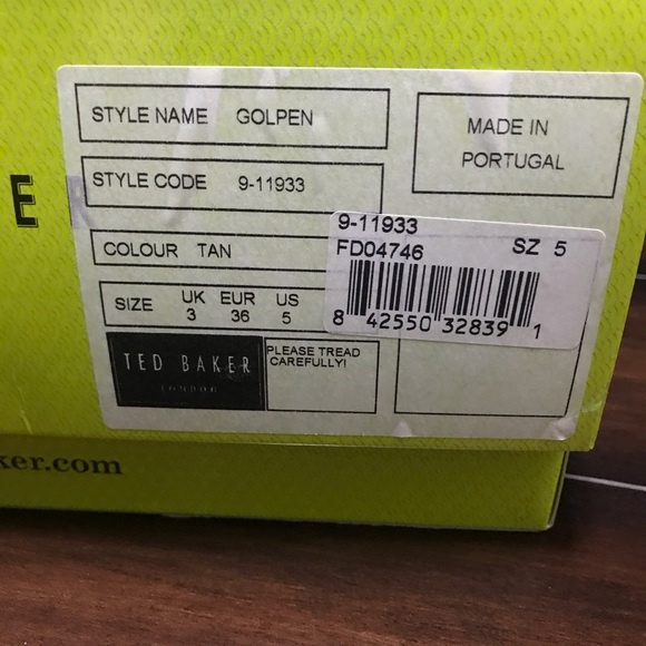 Ted Baker Golden Leather Long Boots size 5 - Picture 5 of 5